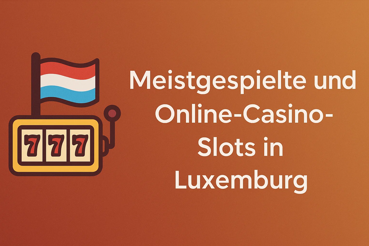 Meistgespielte und beste Online-Casino-Slots in Luxemburg