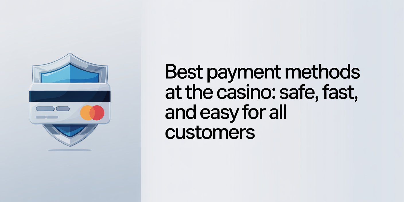 Best Payment Methods at the Casino: Safe, Fast, and Easy for All Customers